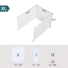 MEEXPAWS DIY panel configuration demonstrating flexible sizing