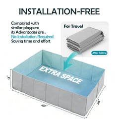 MEEXPAWS playpen waterproof lining keeps floors dry and clean.