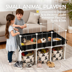 MEEXPAWS small animal playpen assembly for quick setup and layout flexibility.