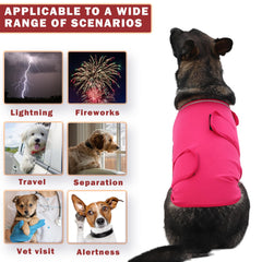 Meifsou dog anxiety vest close-up fabric highlights soft breathable material