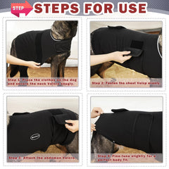 Meifsou vest used during thunder to reduce stress cues.