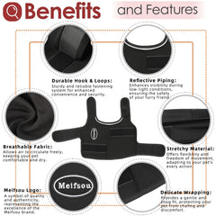 Meifsou vest with velcro fastening allows easy, snug adjustment.