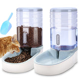 Meikuler automatic feeder for dogs and cats, front view, showcasing large capacity.