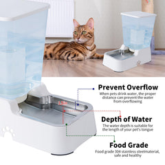 Meikuler Pets Auto Feeder side view reveals sleek, durable and stable design