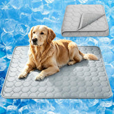 MeiLiMiYu dog cooling mat grey Arc-Chill surface cooling pets on hot days