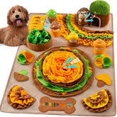 Meilzer large snuffle mat with hedgehog toy for engaging foraging sessions