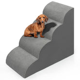 MEJYJEM dog stairs bed 28-7h gray provide safer access to high beds for small dogs