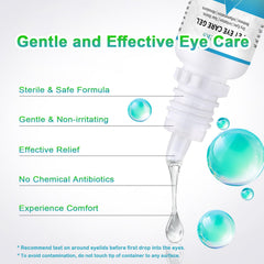 Mekseks gel with herbal extracts supports calming care for pet eyes.