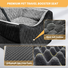 Melafa365 dog seat secure leash prevents shifting for safer journeys.
