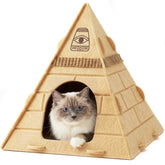 Mellownido Cat House indoor scratch-resistant design for durable, pet-friendly use.