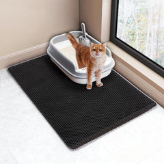 Mengbu cat litter mat large 35x25 inches fits most boxes.