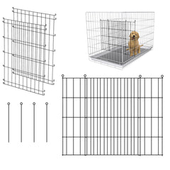 Mengster dog crate divider panel assembly demonstrates quick tool-free setup for secure crate sections.