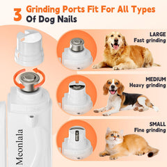 Meonlala quiet motor supports a calm grooming session for sensitive pets.