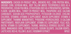 Meow Mix Kitten Li’l Nibbles salmon flavor kibble easy chew for small mouths.
