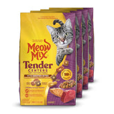 Meow Mix Tender Centers 3lb bag with Basted Bites offering texture variety at mealtime.