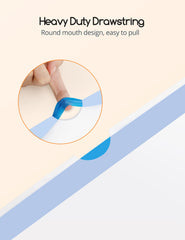 Meowant drawstring design enables quick, odorless litter bag changes