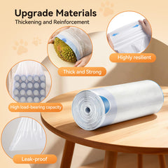 Meowant SC03 puncture-resistant liner reduces tears during disposal.