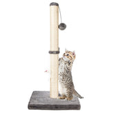 MeowHomm 32inch cat scratching post full view for indoor play and claw maintenance