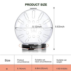Transparent resin shield stays anti-fog and offers clear outside view.