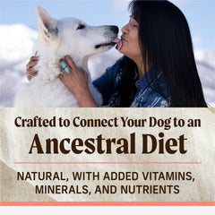 Freeze-dried raw pieces and whitefish close-up add texture and nutrition.