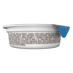 Open single-serving tray shows soft texture and savory gravy.