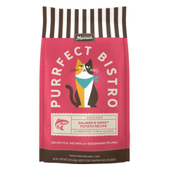 Merrick Purrfect Bistro sweet-potato-closeup showcases wholesome carbs for energy.
