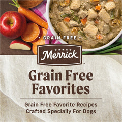 Merrick Thanksgiving Day Dinner can with grain free recipe and veggies