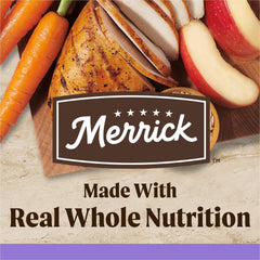 Merrick whole oats aid gentle digestion in puppies