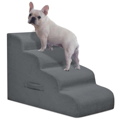 Mesa Lemon dog stairs four-step on bed enabling easy access