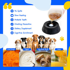 Mesiiloly yogurt pup lick toy ideal for small to medium dogs.