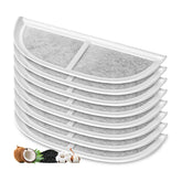 Mestrol eufy filter 8pack closeup highlights coconut carbon filtration for clearer water.
