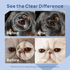 Cat eye care with METEPET Vetromycin for a gentle daily routine.