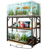 METYERRY 40-gallon tank stand top view showing a sturdy base for aquariums and terrariums.
