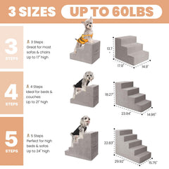 MEWANG stairs with removable washable cover for easy cleaning