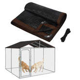 MEWTOGO 95% shade fabric blocks sun, keeping outdoor play cooler.