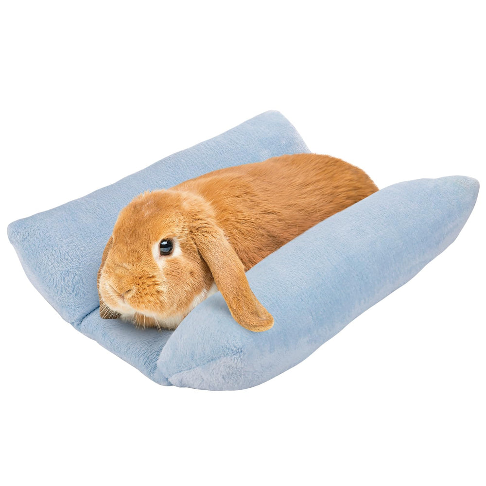 MEWTOGO bunny bed with concave design for wrapped comfort.