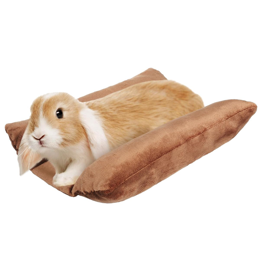 MEWTOGO bunny bed outer view in brown for cozy indoor resting