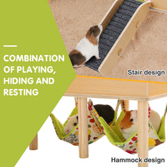 MEWTOGO double-sided hammock shows soft fabric for cozy hiding and back-and-forth motion.