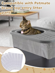 MEWTOGO large liner 31-5x35-4in fits Petmate top-entry pans