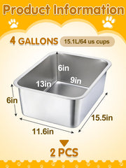 MEWTOGO rectangular stable design prevents tipping