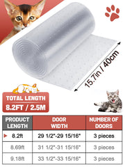 MEWTOGO transparent protector blends with decor while shielding carpets.