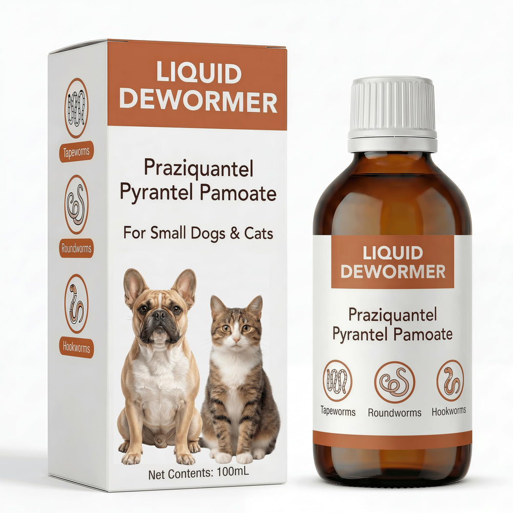 MGZ liquid dewormer for puppies enables accurate dosing and gentle administration.