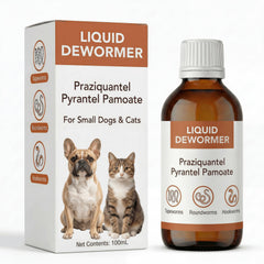 MGZ liquid dewormer for puppies enables accurate dosing and gentle administration.