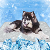 MH MYLUNE HOME self-cooling mat on a large dog for cooling relief