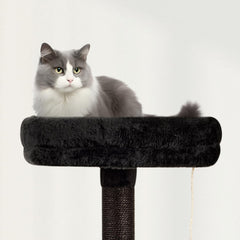 MIAO PAW soft faux fur upholstery adds warmth and comfort to perches.