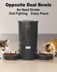 Miaosical voice record function demonstration for calling pets at meal time.