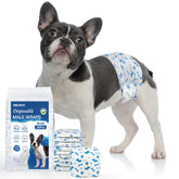MICOOYO dog diapers packaging ready for use and purchase.