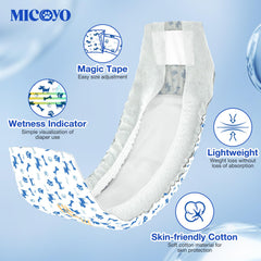 MICOOYO dog wraps with adjustable fasteners for a secure, comfortable fit