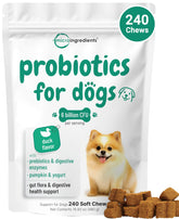 Micro Ingredients Probiotics for Dogs duck-soft-chews-pouch supports daily digestive balance