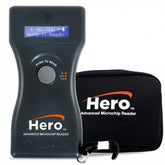 Microchip ID For the Animal World Hero Universal Scanner front view with quick-check capability